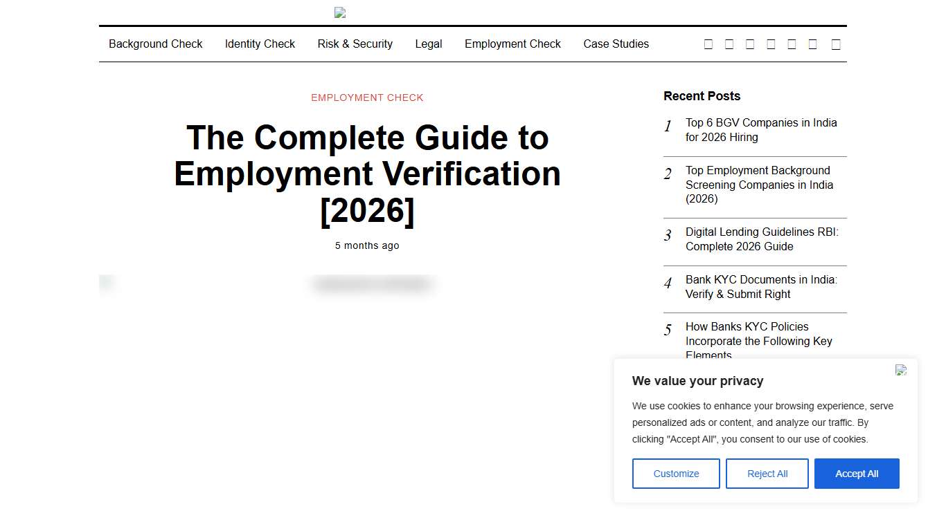 The Complete Guide to Employment Verification [2026] - SpringVerify Blog